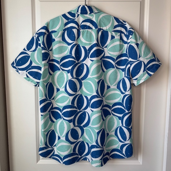 J.Crew Men's Patterned Short Sleeve Button-Down Shirt - Size XL - Picture 3 of 4